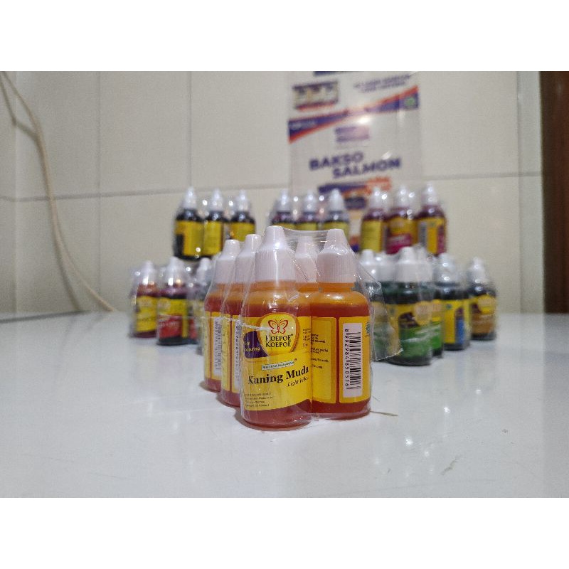 

Koepoe Koepoe / Kupu Kupu Pewarna Makanan Kuning Muda 30 ml Koe Poe