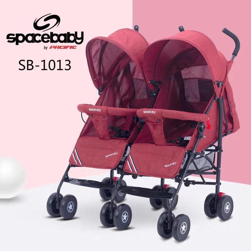 STROLLER BAYI KEMBAR SPACE BABY BY PACIFIC