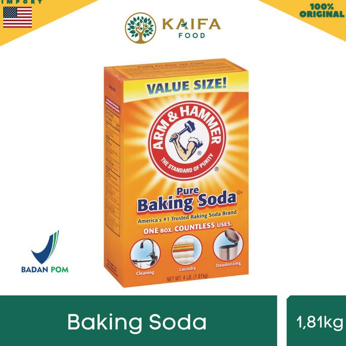 

BAKING SODA ASLI USA MERK Arm & Hammer Multi Purpose 1,8KG