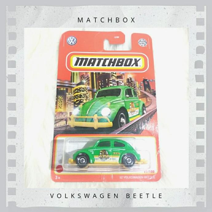 Buruan serbu] matchbox volkswagen beetle hijau taxi