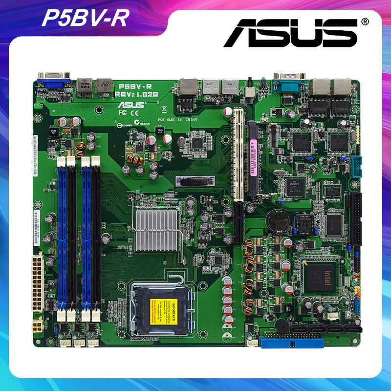PREORDER ASUS P5BV-R Socket LGA 775 Intel P45 System Motherboards DDR2 RAM Memory PCI-E 16X VGA USB2