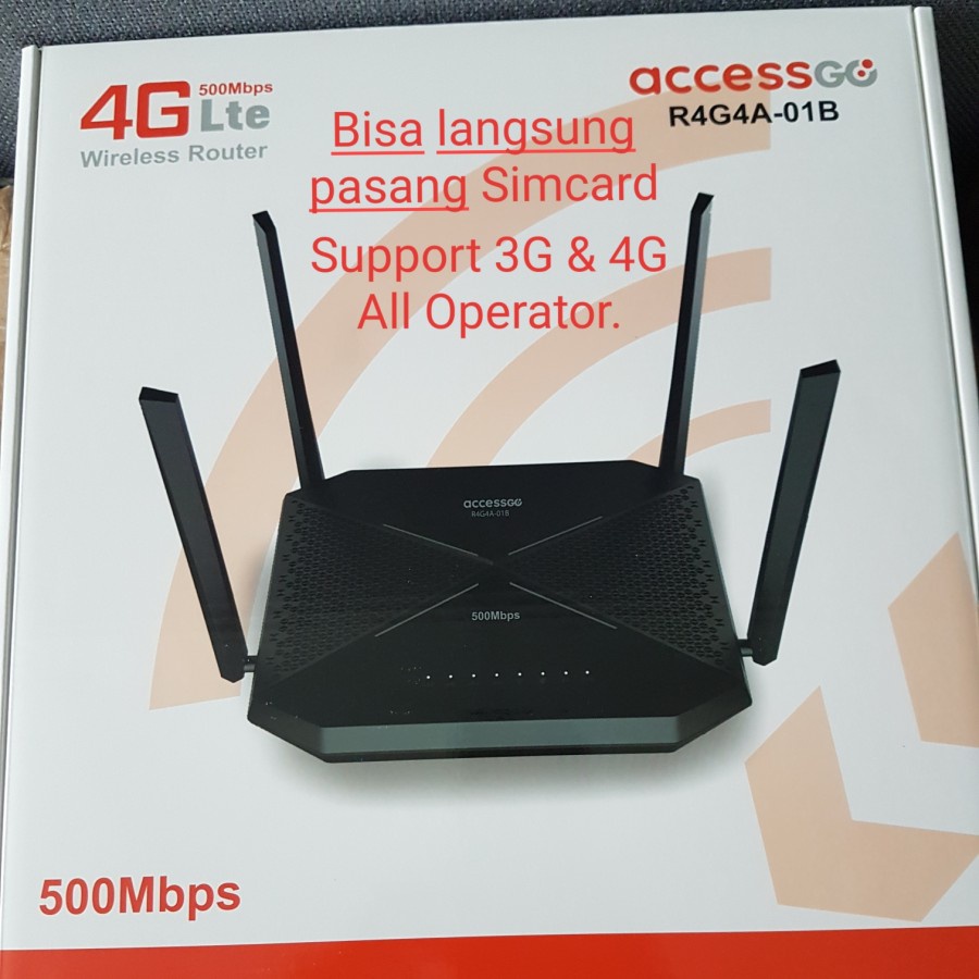 Modem Router AccessGo 01B Wifi 4G Untuk Semua Operator