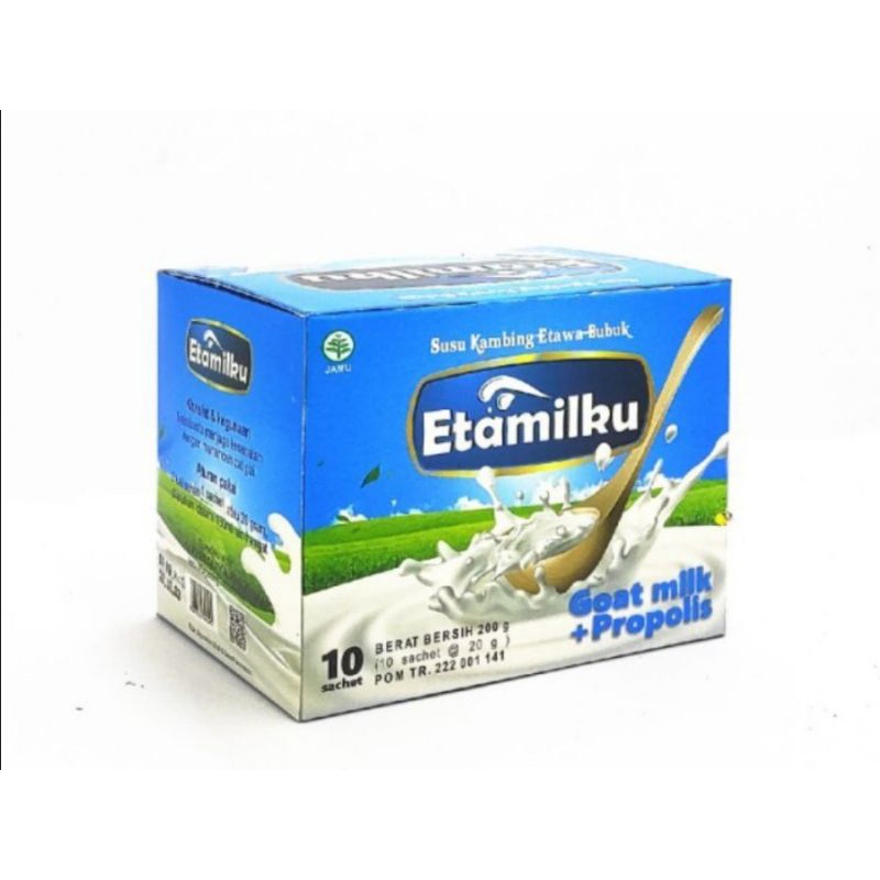 

Susu Kambing Bubuk Etamilku Etawa Propolis Asli Original POM / BPOM