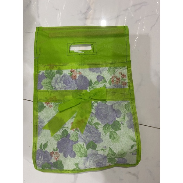 HARGA LUSIN  12 PCS- TAS HAJATAN-BAMBU SIZE 22x22-MOTIF&amp;WARNA ACAK