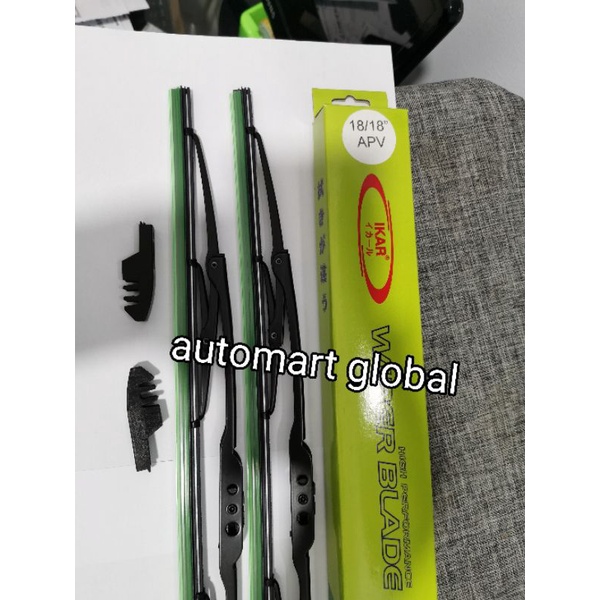 karet wiper blade depan apv panther 18 inch x 18 inch set 2pc