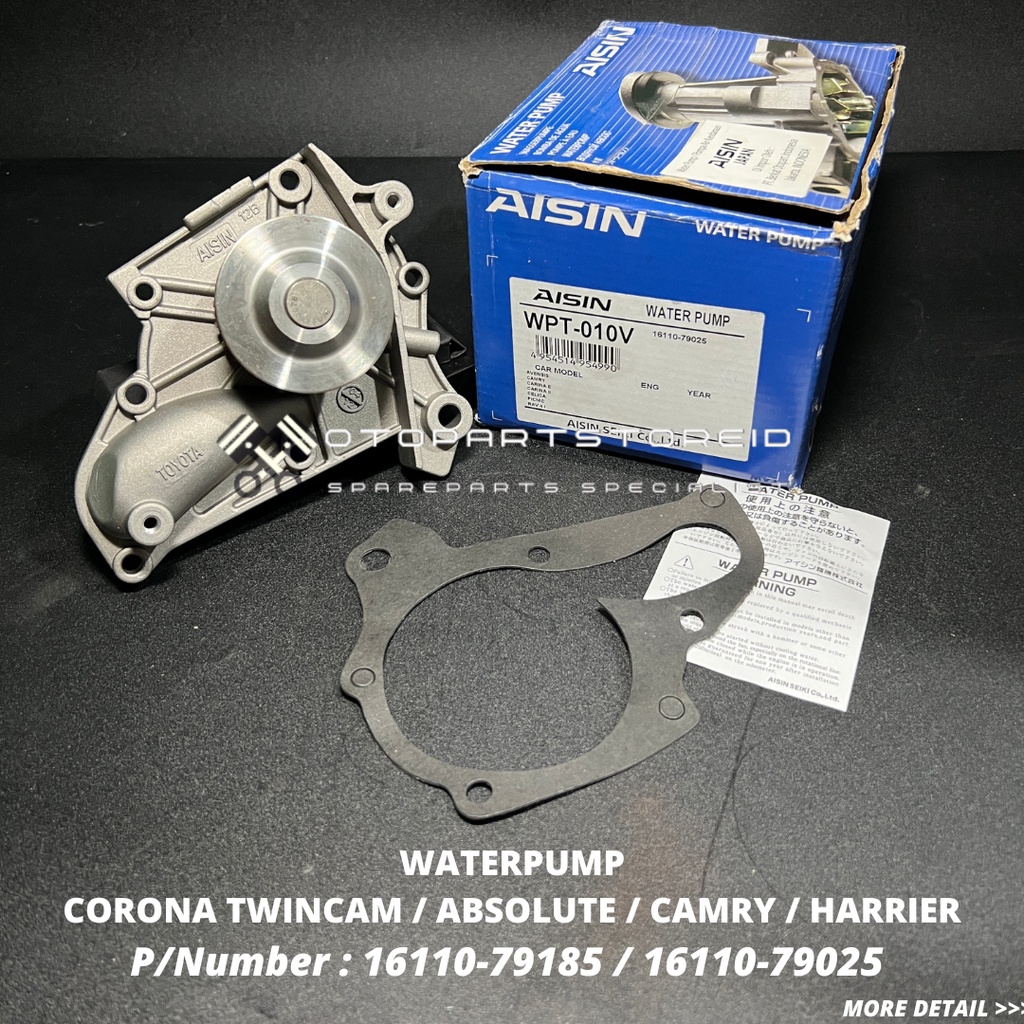 WATER PUMP CORONA TWINCAM ABSOLUTE CAMRY HARRIER AISIN