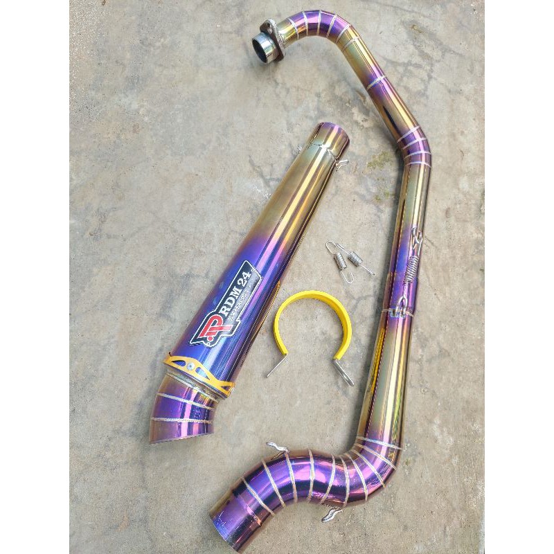 Knalpot kanan kobra Vixion Satria Fu Sonic Original RDM24