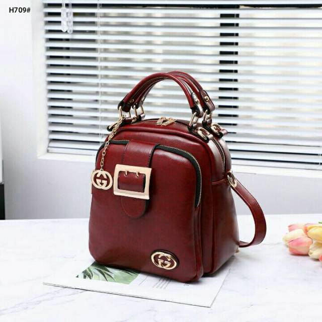 New Arrival Collection    🎒🎒 .....Ransel Gucci ATT Ayu Ting Ting Multy Fungsi
Kode H709#