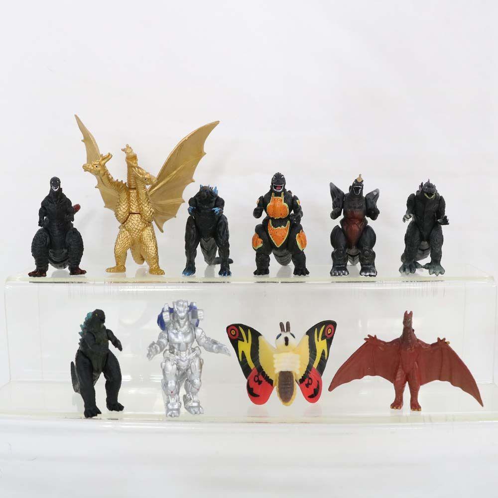 NEEDWAY Godzilla Action Figure Kid Hadiah Patung PVC Dinosaurus Desktop Ornamen Model Mainan Triceratops Dekorasi Anime Figurine