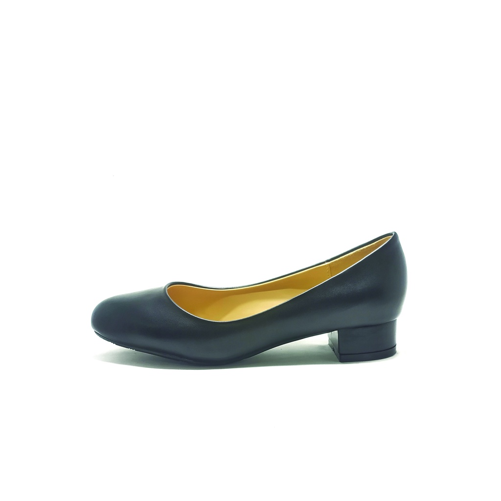 Workswell Sepatu Kerja Wanita Low Heels 3cm Kode SCOLL-3 Warna Hitam Dove.