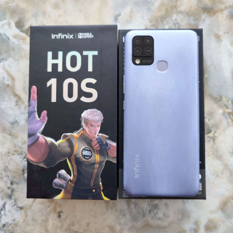 Infinix Hot 10s 4/64 ram 4 internal 64 Gb seken mulus