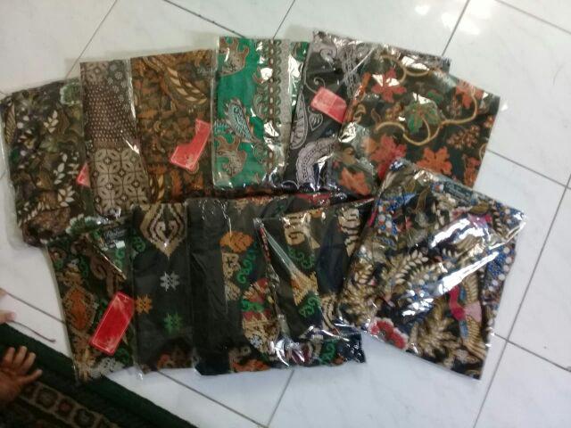 Couple Batik Ayah Anak Motif Prada Emas Size Anak Terlengkap