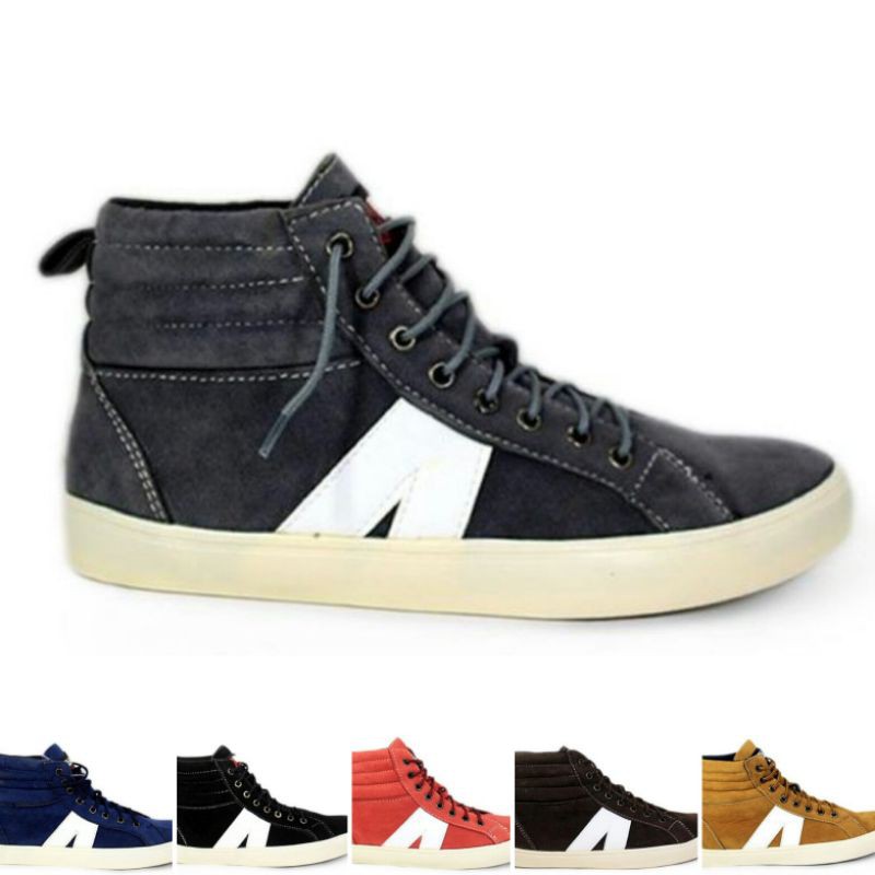 PROMO 12.12 Sepatu Sneakers Pria / Original Blackmaster ARL Hi / Sepatu Casual Kuliah Kerja Jalan Ga