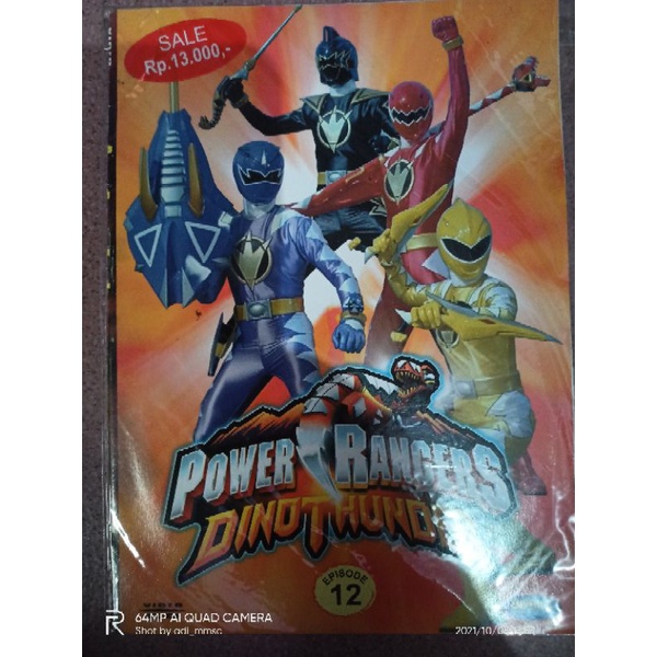 VCD original power rangers dino thunder vil.12