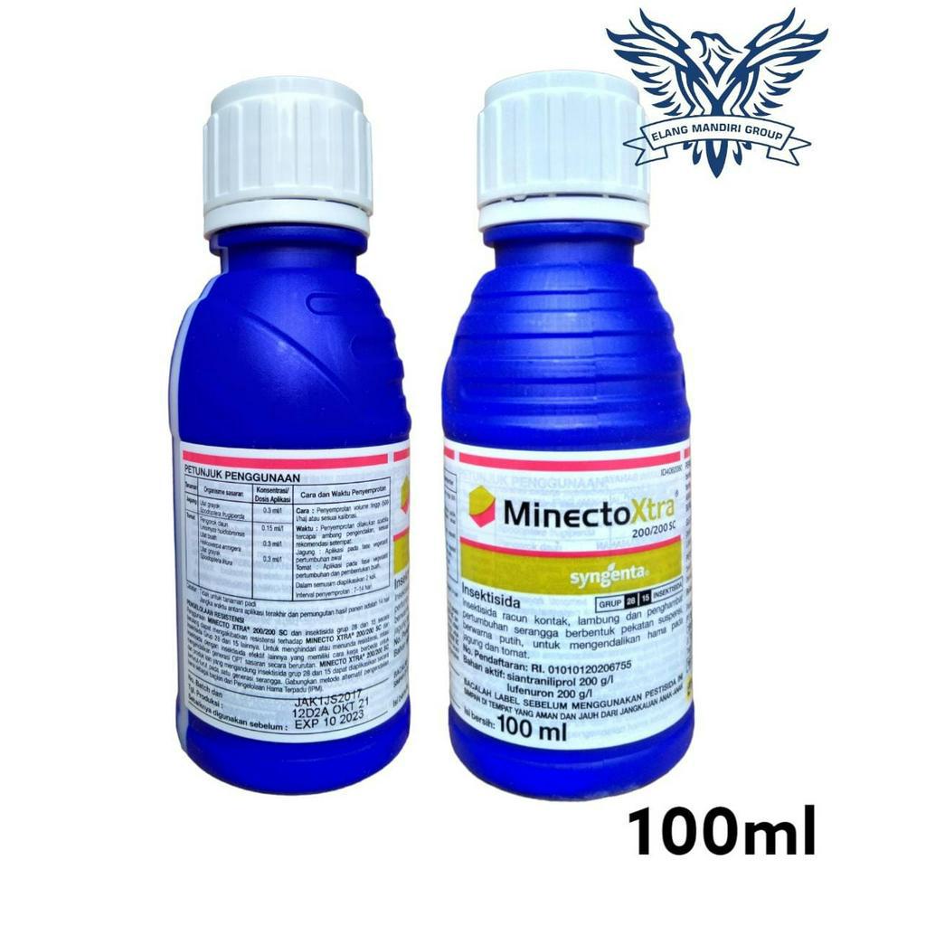 MINECTO XTRA 200/200SC 100ml Insektisida Penghambat Pertumbuhan Serangga Siantraniliprol 200 g/l Iufenuron 200 g/l Losmine