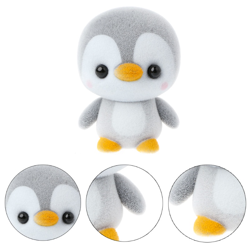 Mary Pinguin Figure Animal Two-tone Plush Toy Untuk Boneka Hadiah Ulang Tahun Anak Mobil Orname