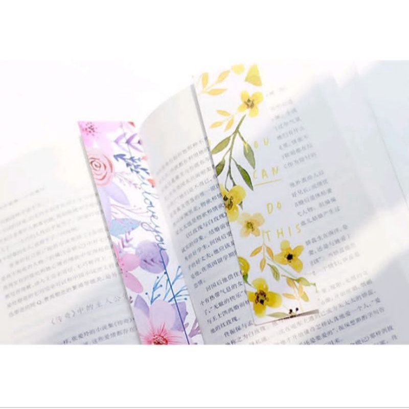 bookmark pembatas buku lucu dengan kata kata manis nice words