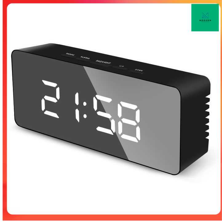 TD-DCB NieNie Jam Weker Mirror Alarm Digital + Temperature - TS-S69