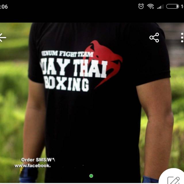 Tshirt baju kaos MUAYTHAI BOXING