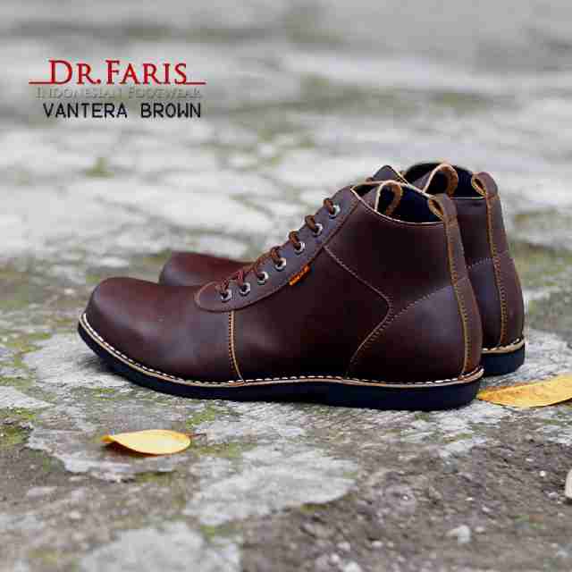 SEPATU BOOT/BOOTS PRIA ORIGINAL DR FARIS BRODO VANTERA