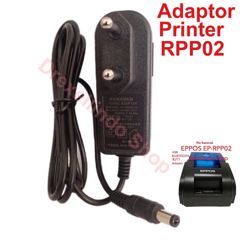 Adaptor 9V 2A buat printer RPP02