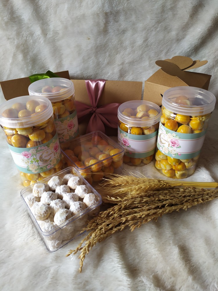 Toples Tabung Pet 1 Liter Untuk Snack Kue Kering Kripik [1 Pcs]