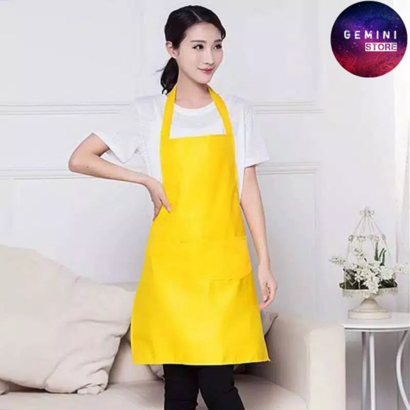 Celemek Apron Celemek Masak Apron Masak Celemek Dapur Apron Dapur Pria Wanita Model Simple