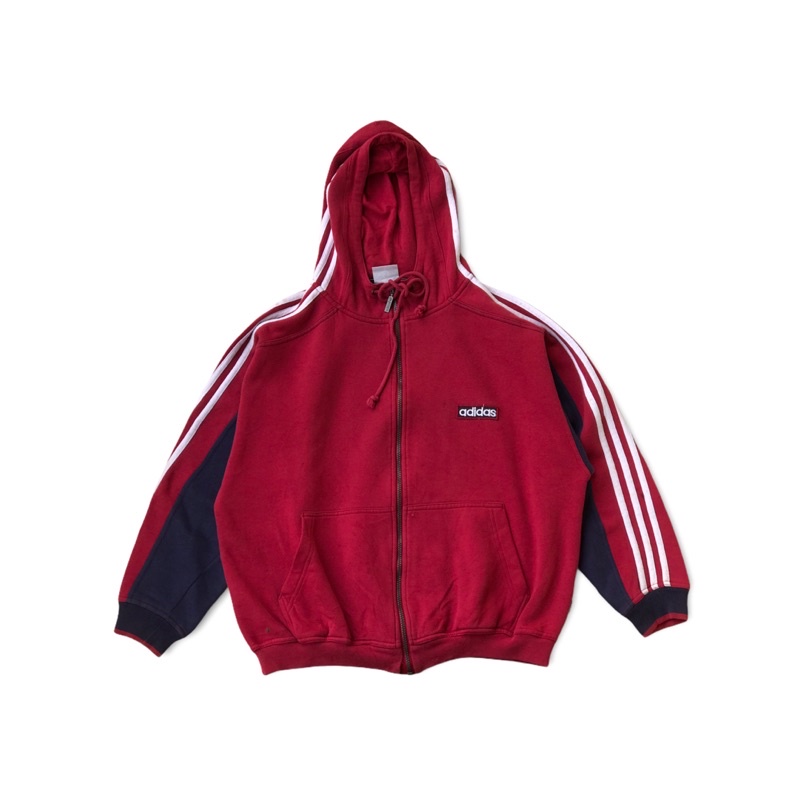 ZIPPER HOODIE ADIDAS VINTAGE 90' SECOND ORIGINAL