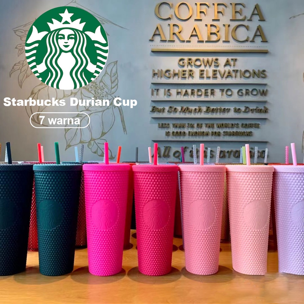 7 Color Starbucks Cup Tumbler Duren Cup Diamond Durian Cup Starbucks Suitable For Young People 710ML