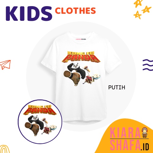 Kiarashafa - Baju Anak / Kaos Anak Kungfu Panda