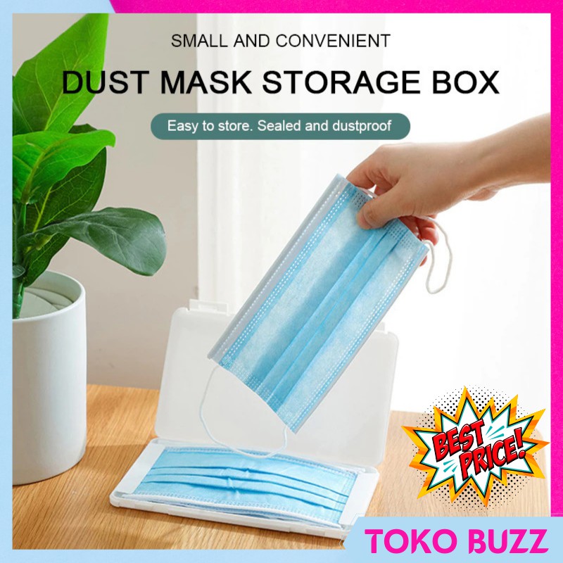 Kotak Masker/ Tempat MASKER / Masker Case / Storage Box Masker Travel Kesehatan