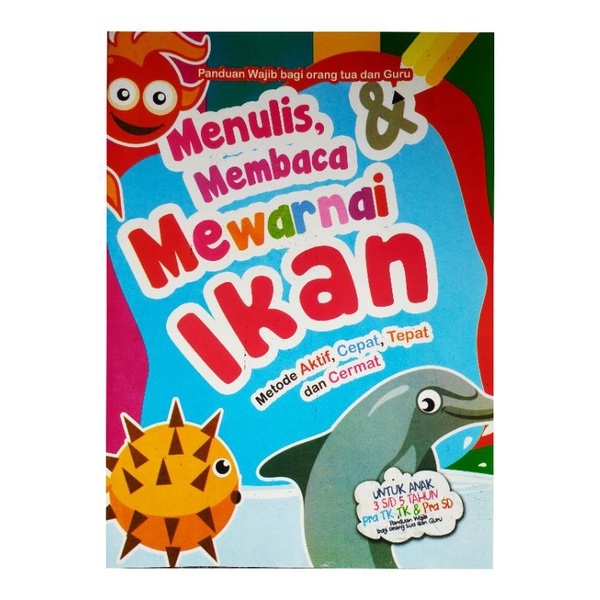 

Buku Mewarnai Ikan / Buku Anak Anak