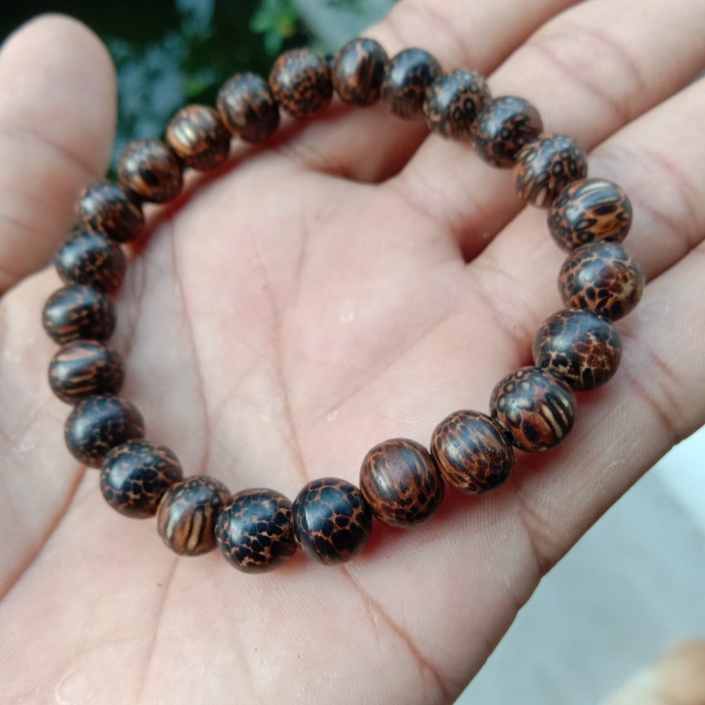 gelang liwung macan | gelang kayu liwung macan asli