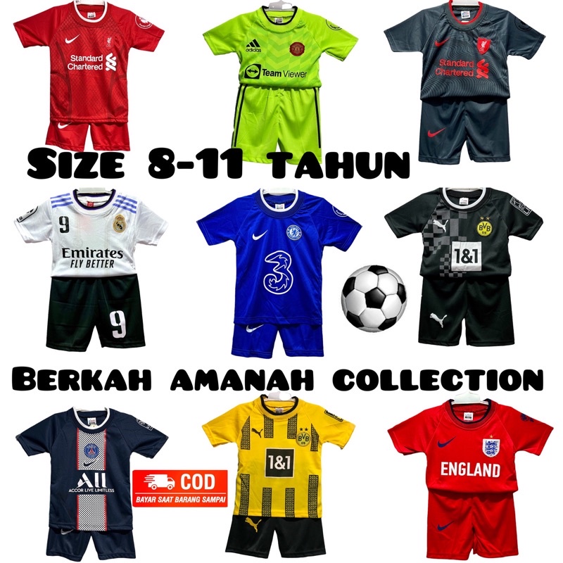 JERSEY BOLA ANAK TERBARU/STELAN BAJU BOLA ANAK TERBARU