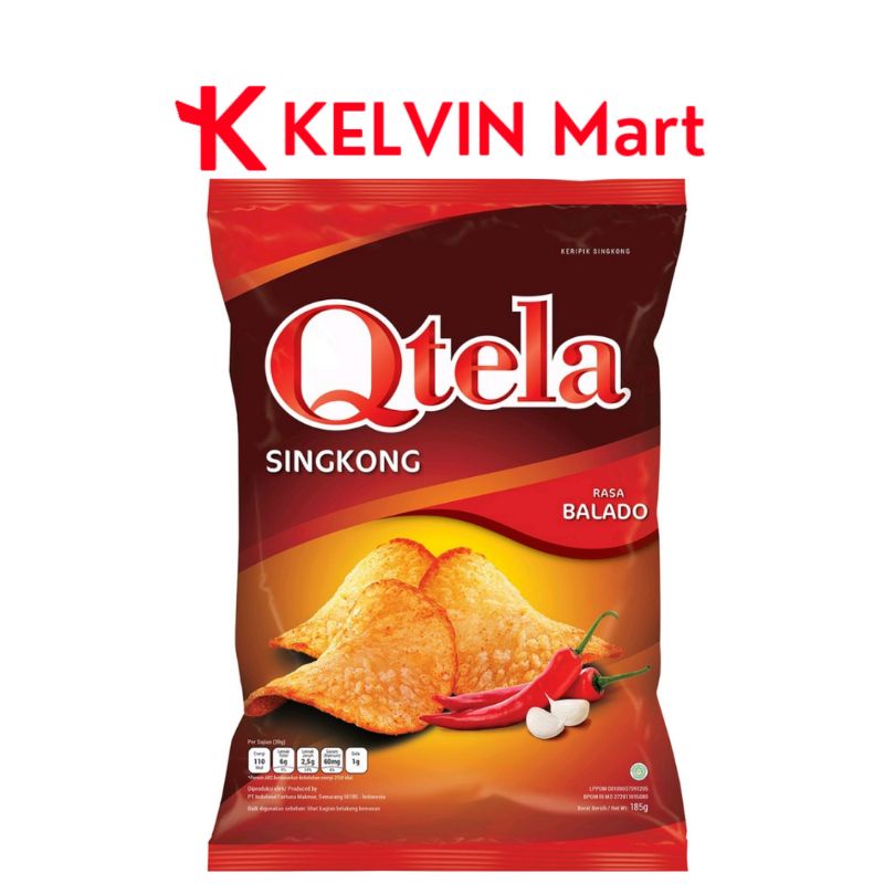 

Qtela Keripik Singkong Balado Pck 185g | KELVIN Mart