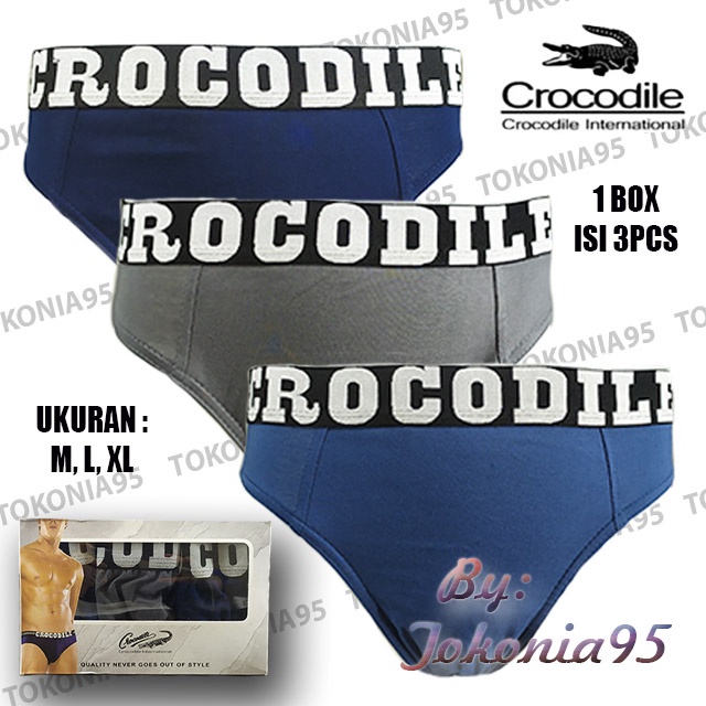 Crocodile Celana Dalam Pria Art 521-251 box isi 3