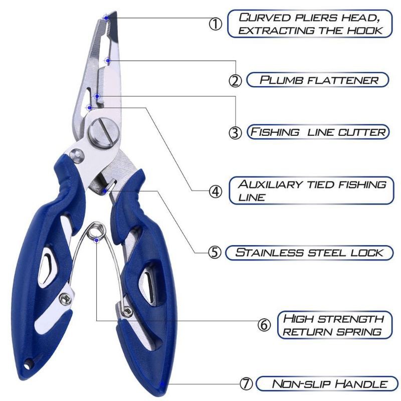 Gunting Tang Pemotong Kail Pancing Stainless Steel