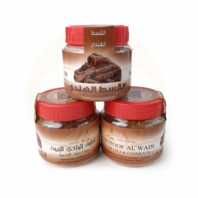 Qutoof Al Wadi Alwadi Qusthul Hindi 180gr diskon khusus hari ini