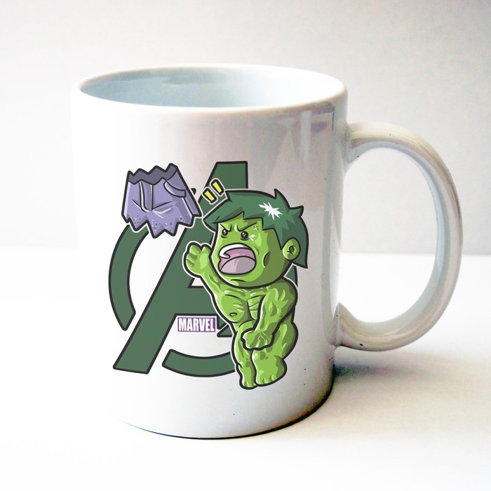 Gelas Mug Avengers Hulk - Hadiah / Kado Ulang Tahun - By Crion