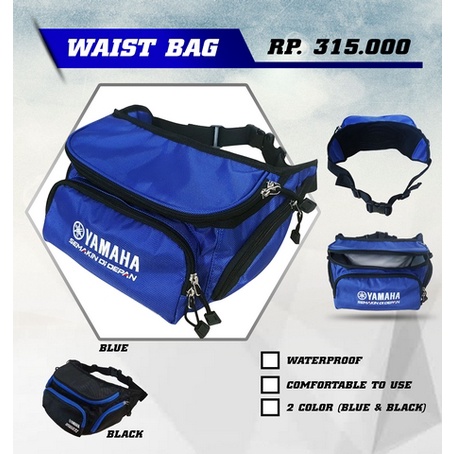 TAS BAG YAMAHA RACING ASLI ORIGINAL YAMAHA
