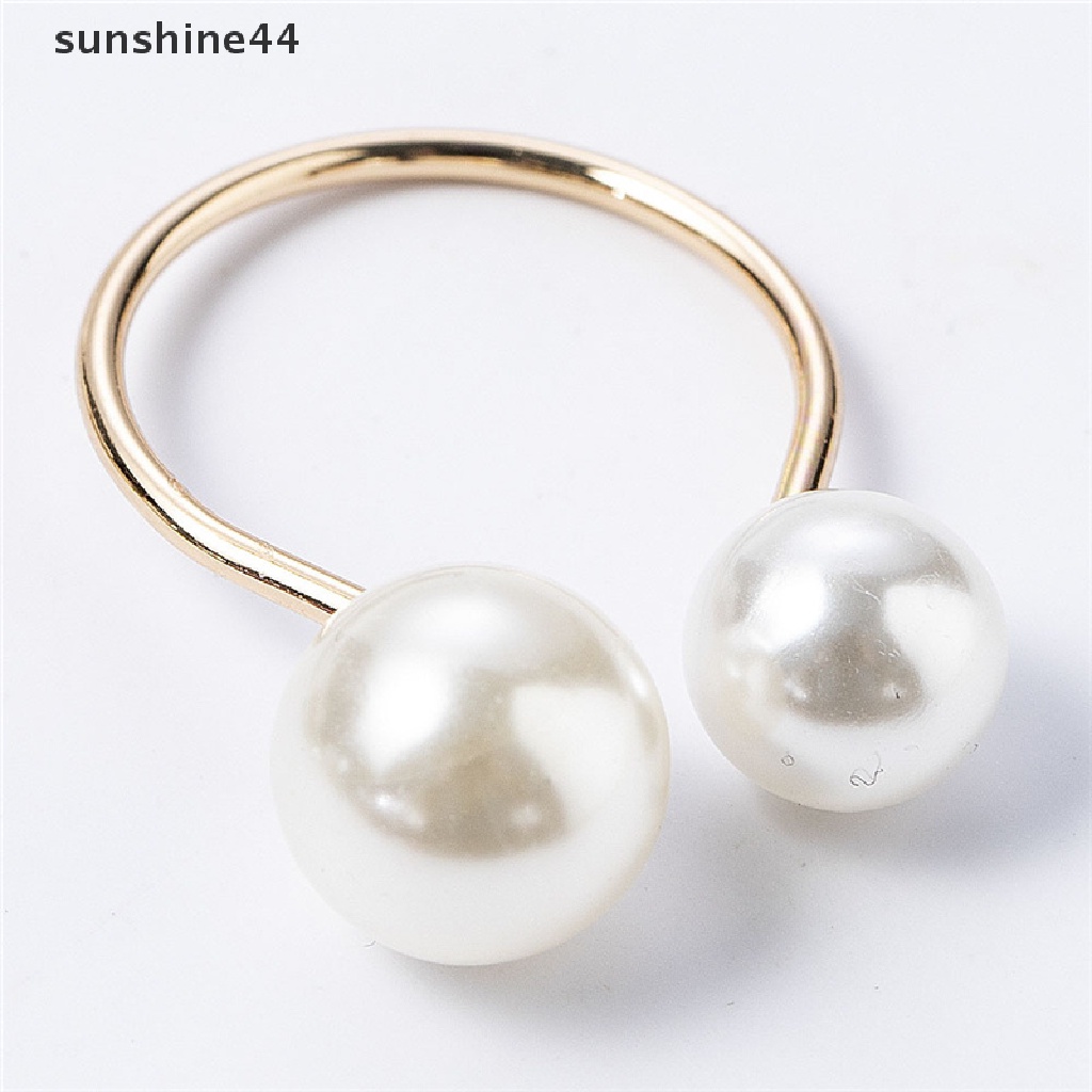 Sunshine 1PC Cincin Serbet Bentuk U Gaya Barat