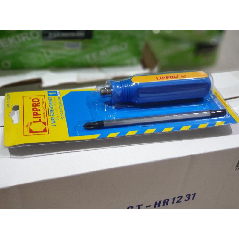 OBENG BOLAK BALIK LIPPRO 2 WAY SCREWDRIVER LIPRO 2 WAY HEAVY DUTY