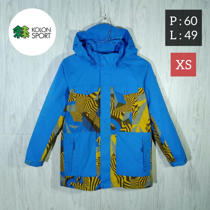 KOLONSPORT Snowboard Parka Jaket Outdoor Gunung Waterproof Bekas Second Original not TNF not DICKIES
