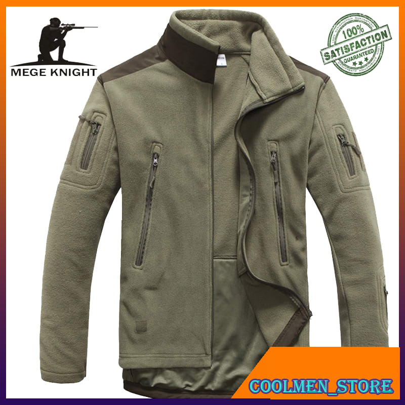 Jaket Tactical Army Military/Jaket Gunung Pria mens clothing autumn winter fleece army jacket
