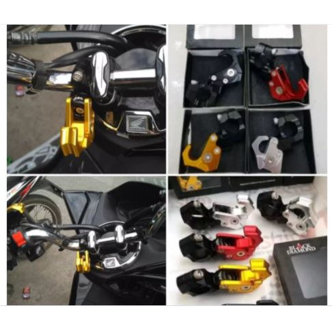 Gantungan/CANTELAN Barang Motor Honda Pcx Kleman Stang Gantungan Pcx 1PC SATUAN