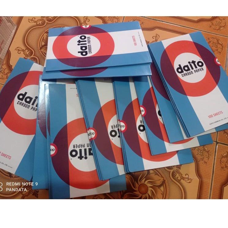 

Kejutan Meriah kertas karbon DAITO folio iis 100 lembar original