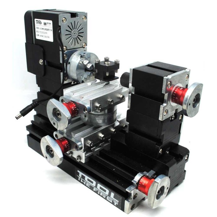 

UKIR-ALAT- MESIN BUBUT MINI LATHE MACHINE 12000RPM TZ0002MR METAL BESI DINAMO KE -ALAT-UKIR.