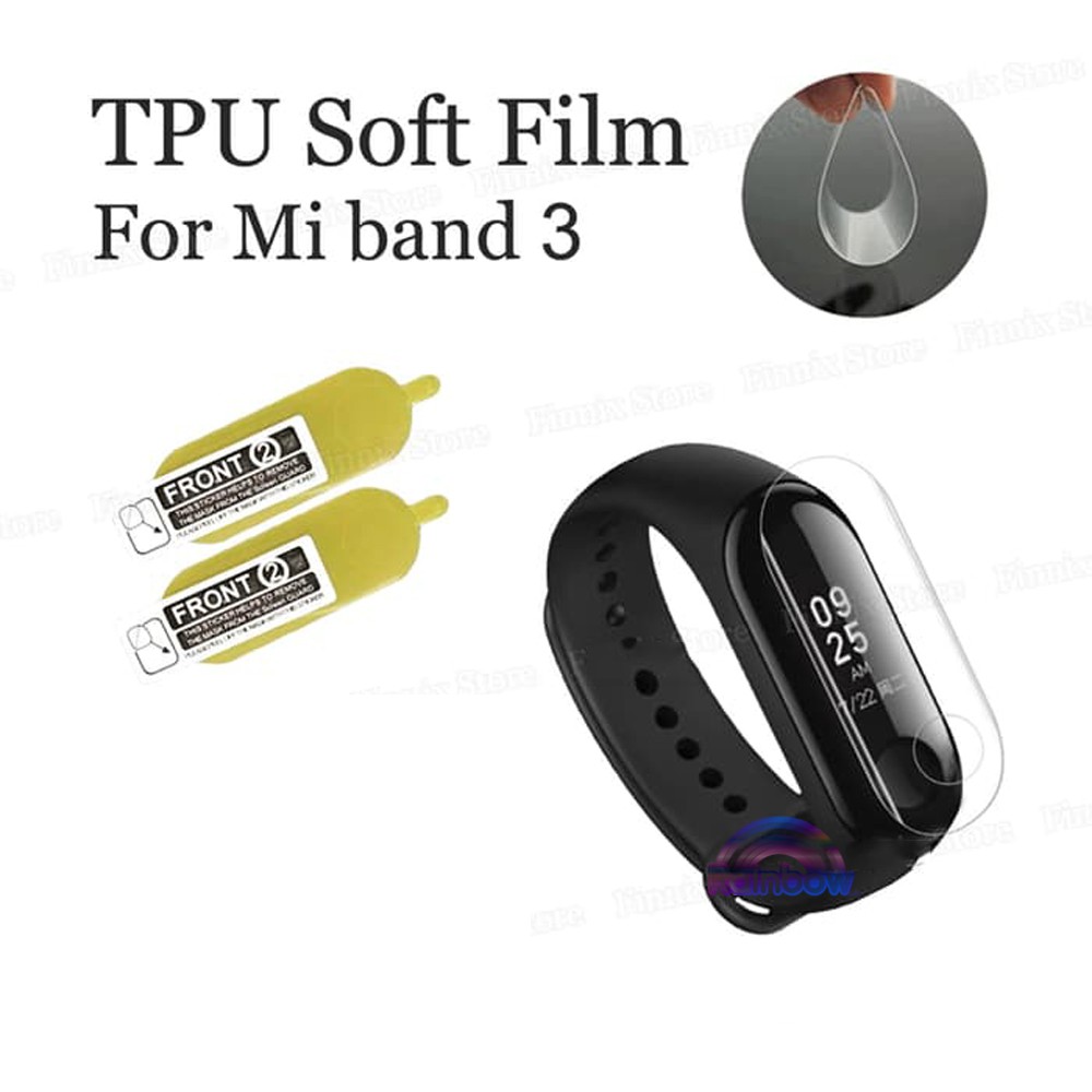 ANTI GORES XIAOMI MI BAND 3 &amp; 4 SMARTWATCH MI BAND 4 SCREEN GUARD PROTECTOR MIBAND4 PELINDUNG LAYAR