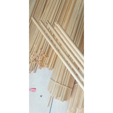 shaft kayu ramin untuk arrow sudah nock (random)