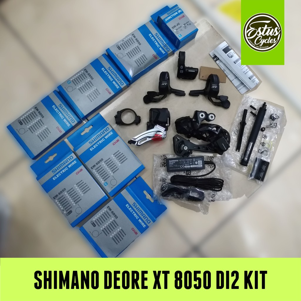 Groupset Elektronik Shimano Deore XT Di2 Kit Estus Cycles